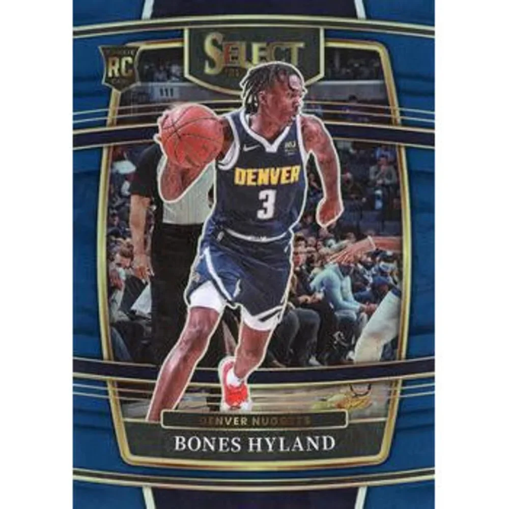 2021-22 Panini Select Bones Hyland Rookies Blue Prizm 79 Denver Nuggets
